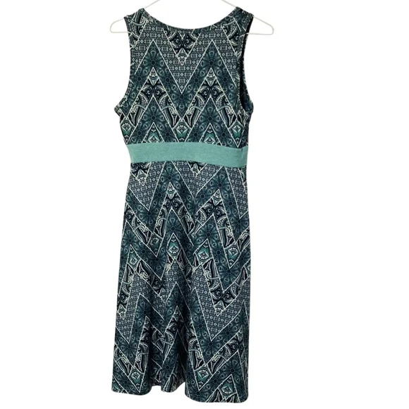 The North Face Flash Dry Sleeveless Teal & Navy Play Dress Size S - Picture 3 of 10